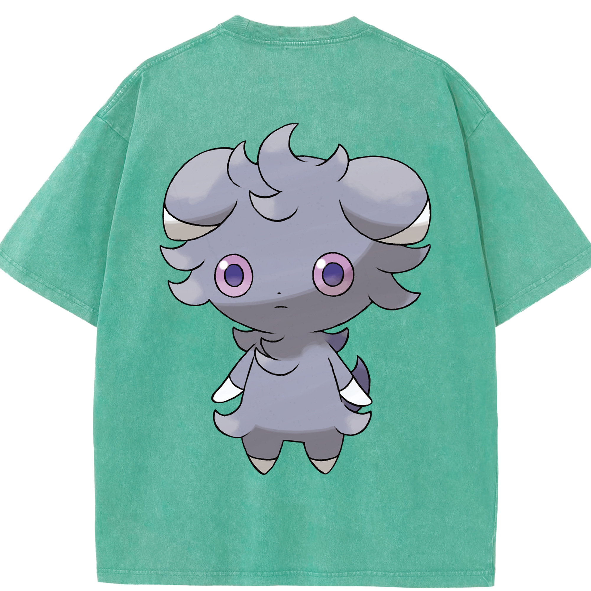 （画像用） ポケットモンスター Pokémon 綿100% ヴィンテージ風 半袖Tシャツ（背面プリント）